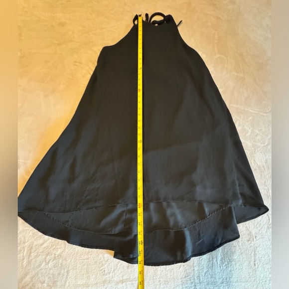 Mossimo Supply Co. Black Midi Dress sleeveless, ties around the neck - Picture 5 of 8